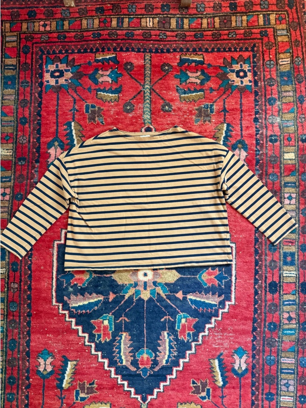 (G) Striped Cotton Top - Japanese Quiet Luxury - Perfect Everyday Shirt! - $190